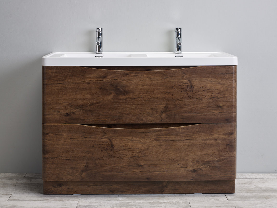 Blondene 48" Double Bathroom Vanity Set Joss & Main